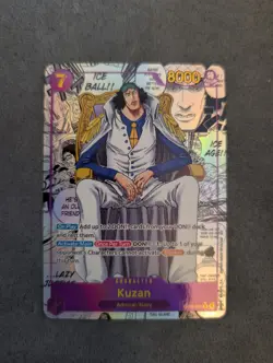 Kuzan OP16-063 Manga SEC Alt Art One Piece CCG - The Time Of Battle - ENGLISH - Image 1