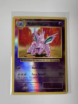 Nidorino 44/108 Reverse Holo Uncommon 2016 XY Evolutions Pokemon Card HP - Image 1