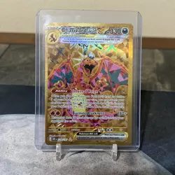 Charizard EX 228/197 Obsidian Flames Full Art Gold Hyper Rare Pokemon Card - Image 1
