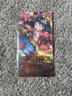 ONE PIECE Card Game Chinese New Year Red Packet Monkey D Luffy P-001 RARE PROMO - Image 1