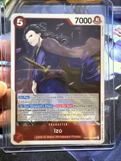 Izo R EB01-002 Memorial Collection One Piece Card Game TCG English - Image 1