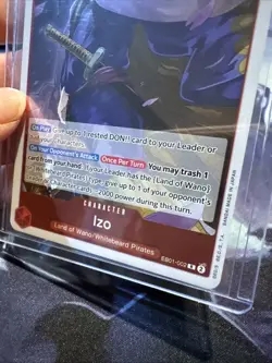 Izo R EB01-002 Memorial Collection One Piece Card Game TCG English - Image 5