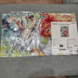 Gundam Card Game Suletta and Miorine Evx02 Card EX Resource Card & Playmat - Image 1