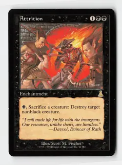 Attrition Rare Urza's Destiny Magic: The Gathering Cards - Image 1