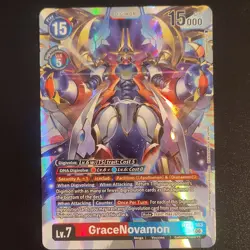 Bandai Digimon Card Game GraceNovamon BT25-103 Holo Mega Lv.7 SR - Image 1