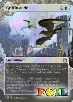 Griffin Aerie 005 MTG WOT Uncommon NP Foil - Image 1