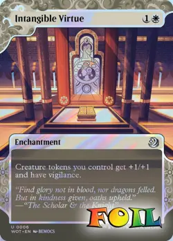 Intangible Virtue 006 MTG WOT Uncommon NP Foil - Image 1
