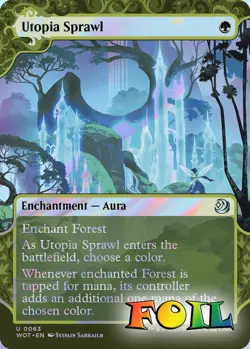 Utopia Sprawl 063 MTG WOT Uncommon NP Foil - Image 1
