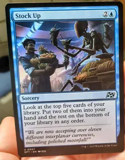 Magic The Gathering - Stock Up, Aetherdrift #0067 Uncommon NM - Image 1