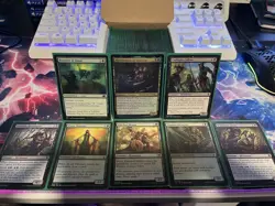 MTG Pauper Commander Deck - Abomination of Llanowar Golgari Elves Graveyard PDH - Image 2