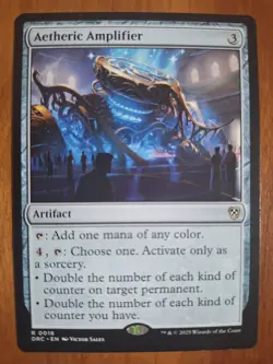 Aetheric Amplifier DRC 018 Aetherdrift Artifact Kilo EOE Commander NM MTG - Image 1