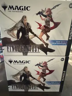 Magic: The Gathering Final Fantasy Bundle WOTC 9 Play Booster New/Sealed In Hand - Image 1