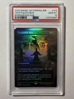 Cryptolith Rite (Borderless) Innistrad Remastered Foil PSA 10 GEM MINT - Image 1