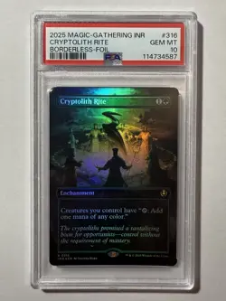 Cryptolith Rite (Borderless) Innistrad Remastered Foil PSA 10 GEM MINT - Image 3