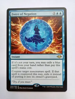 MTG - 1x Force of Negation - Modern Horizons - NM - Image 1