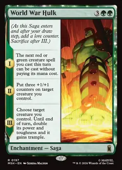 MTG World War Hulk Marvel Super Heroes 197 NM Rare Ships Now - Image 1