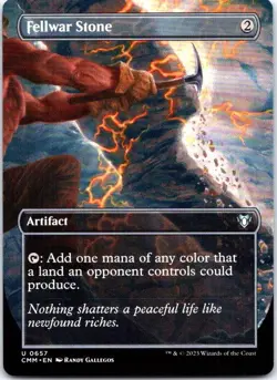 Fellwar Stone (Borderless) 657 Commander Masters Magic: The Gathering NM - Image 1