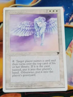 C798 MAGIC MTG CHRONICLES PETRA SPHINX NM RARE - Image 1