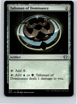 Magic the Gathering Talisman of Dominance Commander Innistrad: Midnight Hunt MTG - Image 1