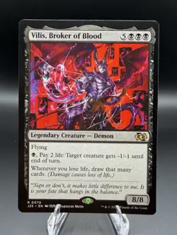 Wizards of the Coast Vilis, Broker of Blood Game Night FFA Rare Regular #63 - Image 1