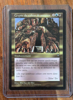FRENCH MTG Magic the Gathering Breathstealer's Crypt (127/167) Visions NM - Image 1