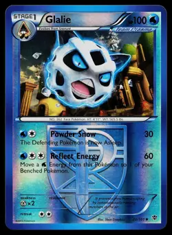 Pokemon Card - Glalie Plasma Blast 22/101 Reverse Holo Uncommon - Image 1