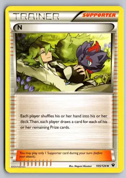 N 105/124 Uncommon Fates Collide Pokemon Moderately Played - Image 1