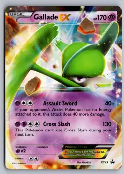 Gallade EX XY45 Holo Promo XY Promo Pokemon Holo Lightly Played - Image 1