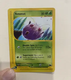 Pokemon TCG Venonat Reverse Holo Common 112/144 Skyridge 50 HP English 2003 - Image 1