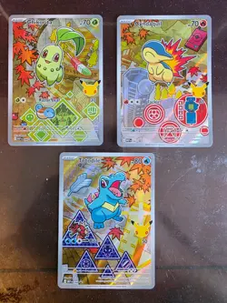 Pokemon TCG First Partner Set Series 2 - Gen 2 | Totodile, Cyndaquil, Chikorita - Image 2