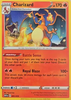 Charizard 2025 McDonalds Pokemon Dragon Discovery Card 01/15 - Image 1