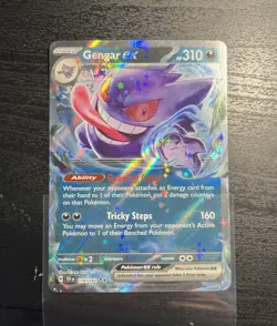 Gengar ex 104/162 Double Rare Temporal Forces Pokemon Near Mint - Image 1
