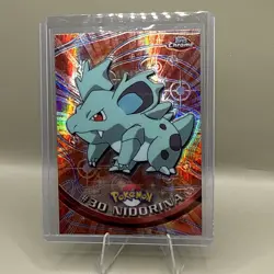 2000 Pokemon Topps Chrome Nidorina SPECTRA! - Image 1