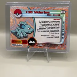 2000 Pokemon Topps Chrome Nidorina SPECTRA! - Image 2