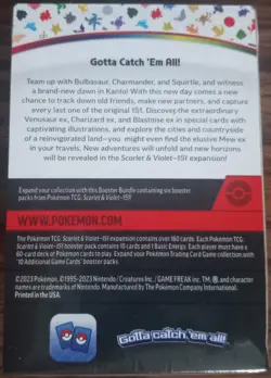 Pokemon 151 Scarlet & Violet 4 Mini Tins, 1 Booster Bundle Sealed Lot - TCG - Image 4