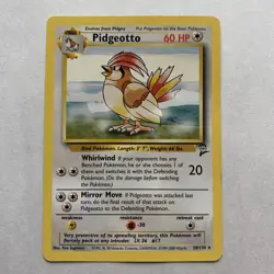 Pidgeotto 28/130 Base Set 2 WOTC 1999 Pokemon MP Vintage - Image 1