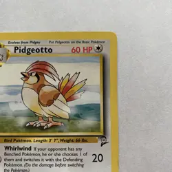 Pidgeotto 28/130 Base Set 2 WOTC 1999 Pokemon MP Vintage - Image 4