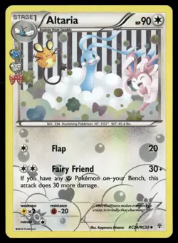 Altaria RC24/RC32 Uncommon Generations Pokemon Holo Lightly Played - Image 1