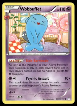 Wobbuffet RC11/RC32 Common Generations Pokemon Lightly Played - Image 1