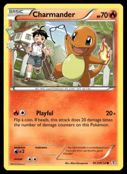 Charmander RC3/RC32 Common Generations Pokemon Lightly Played - Image 1