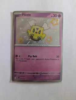 Flittle - Shiny Rare Holo SV: Paldean Fates 164/091 NM Pokemon TCG 164/091 - Image 1