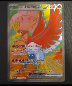 Pokemon Ethan's Ho-Oh ex Ultra Rare 209/182 Sv10 Destined Rivals EN - Image 1