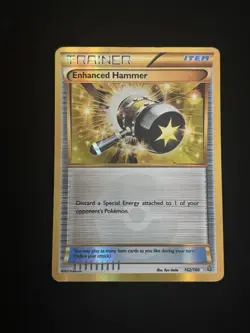 Enhanced Hammer (Secret Rare) 162/160 XY - Primal Clash Holo Pokemon TCG - MP/HP - Image 1