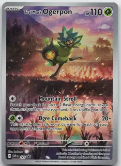 Pokemon Teal Mask Ogerpon Promo 123 Scarlet & Violet Promo LP kodama - Image 1