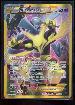 2016 Alakazam EX 125/124 Secret Rare Fates Collide LP+ - Image 1