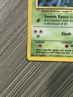 Pokemon TCG Scyther Jungle 10/64 Holo Unlimited Holo Rare - Image 5