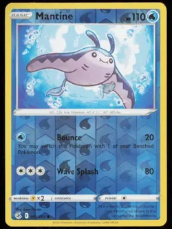 Mantine #061/264 Reverse Holo 2021 Pokemon Fusion Strike NM - Image 1