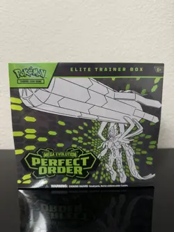 Pokemon TCG Mega Evolution PERFECT ORDER ETB Elite Trainer Box FACTORY SEALED - Image 1