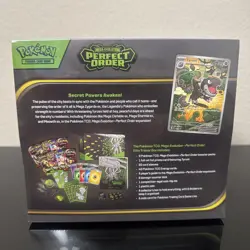 Pokemon TCG Mega Evolution PERFECT ORDER ETB Elite Trainer Box FACTORY SEALED - Image 2