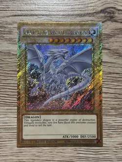Yugioh! LP Blue-Eyes White Dragon - MVP1-ENGV4 - Gold Secret Rare - Limited Edit - Image 1